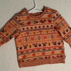 Little Sleepies fall crewneck sweatshirt